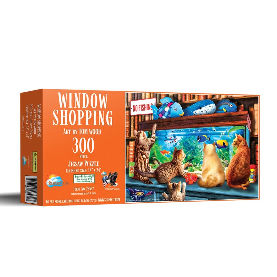 SunsOut - Window Shopping - 300 XXL-Teile Puzzle