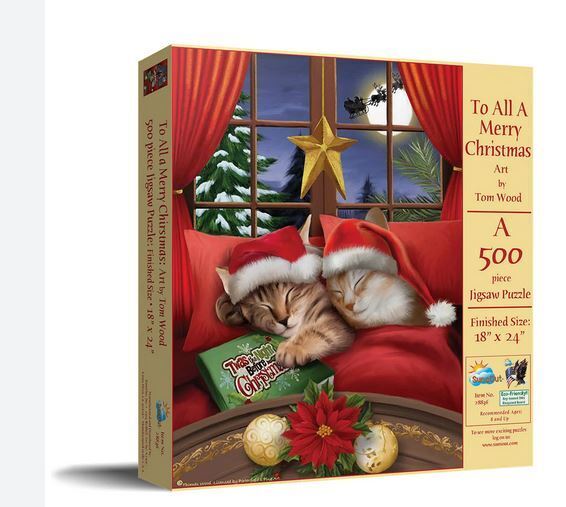 SunsOut - To all a Merry Christmas - 500 Teile Puzzle