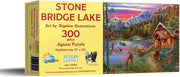 SunsOut - Stone Bridge Lake - 300 XXL-Teile Puzzle