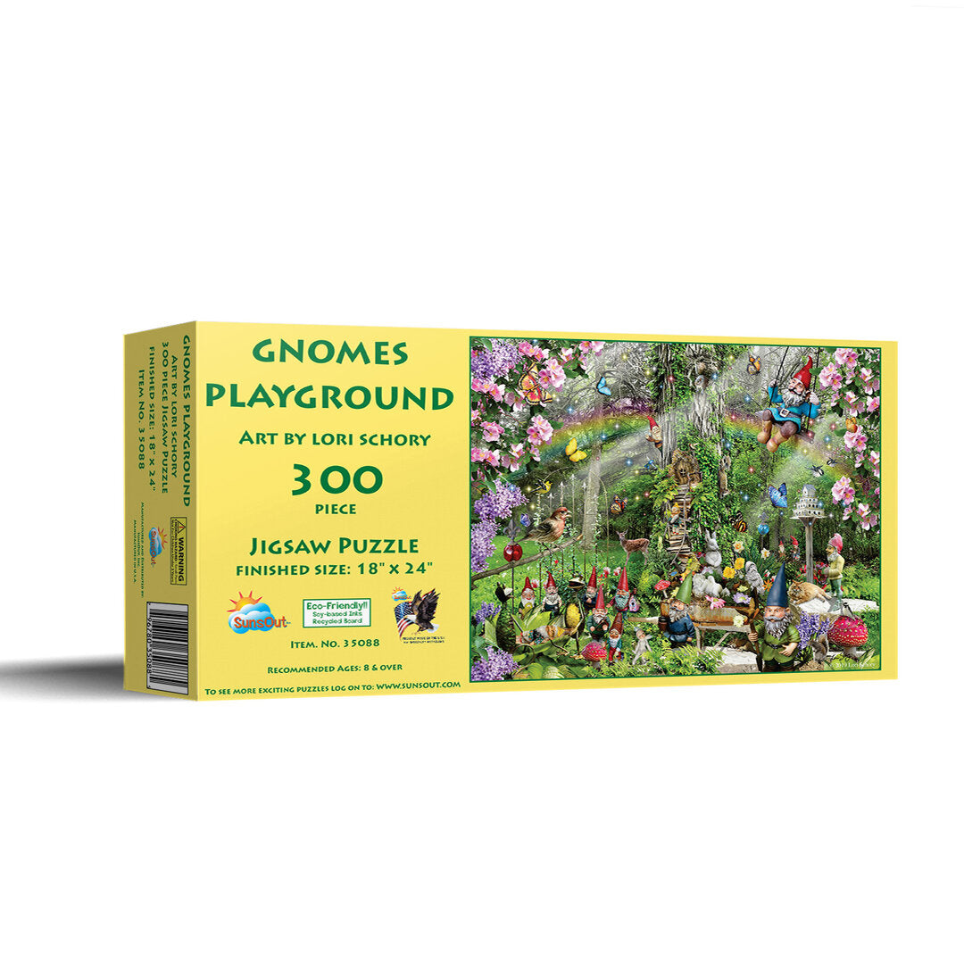 SunsOut - Gnomes Playground - 300 XXL-Teile Puzzle