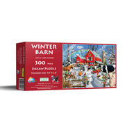 SunsOut - Winter Barn - 300 XXL-Teile Puzzle