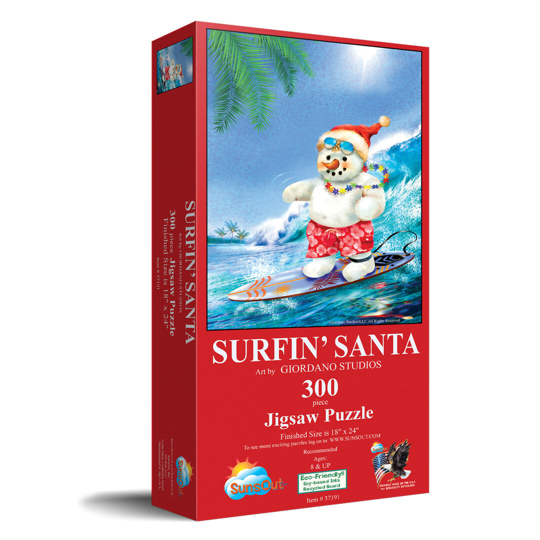 SunsOut - Surfin' Santa - 300 XXL-Teile Puzzle