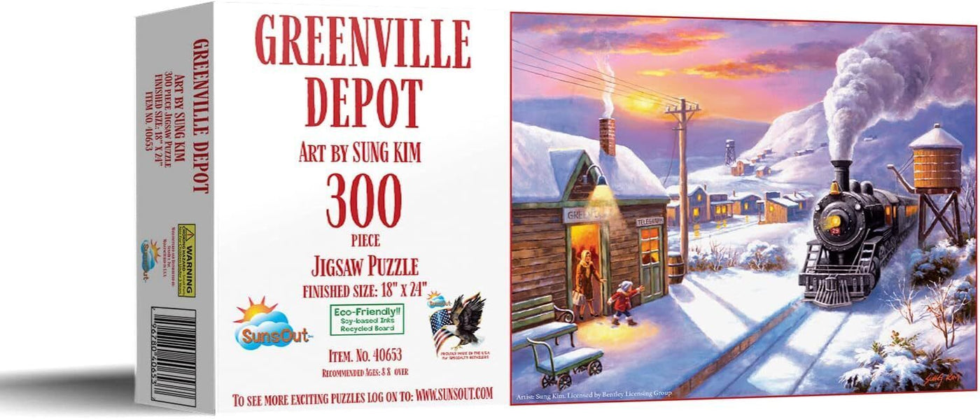 SunsOut - Greenville Depot - 300 XXL-Teile Puzzle