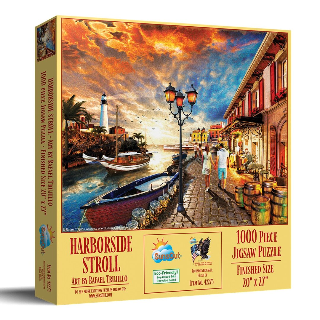 SunsOut - Harborside Stroll - 1000 Teile Puzzle