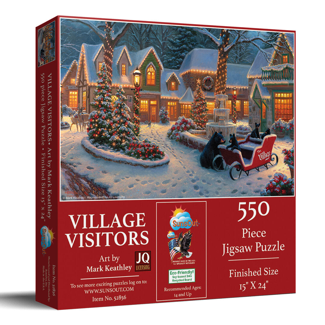 SunsOut - Village Visitors - 550 Teile Puzzle