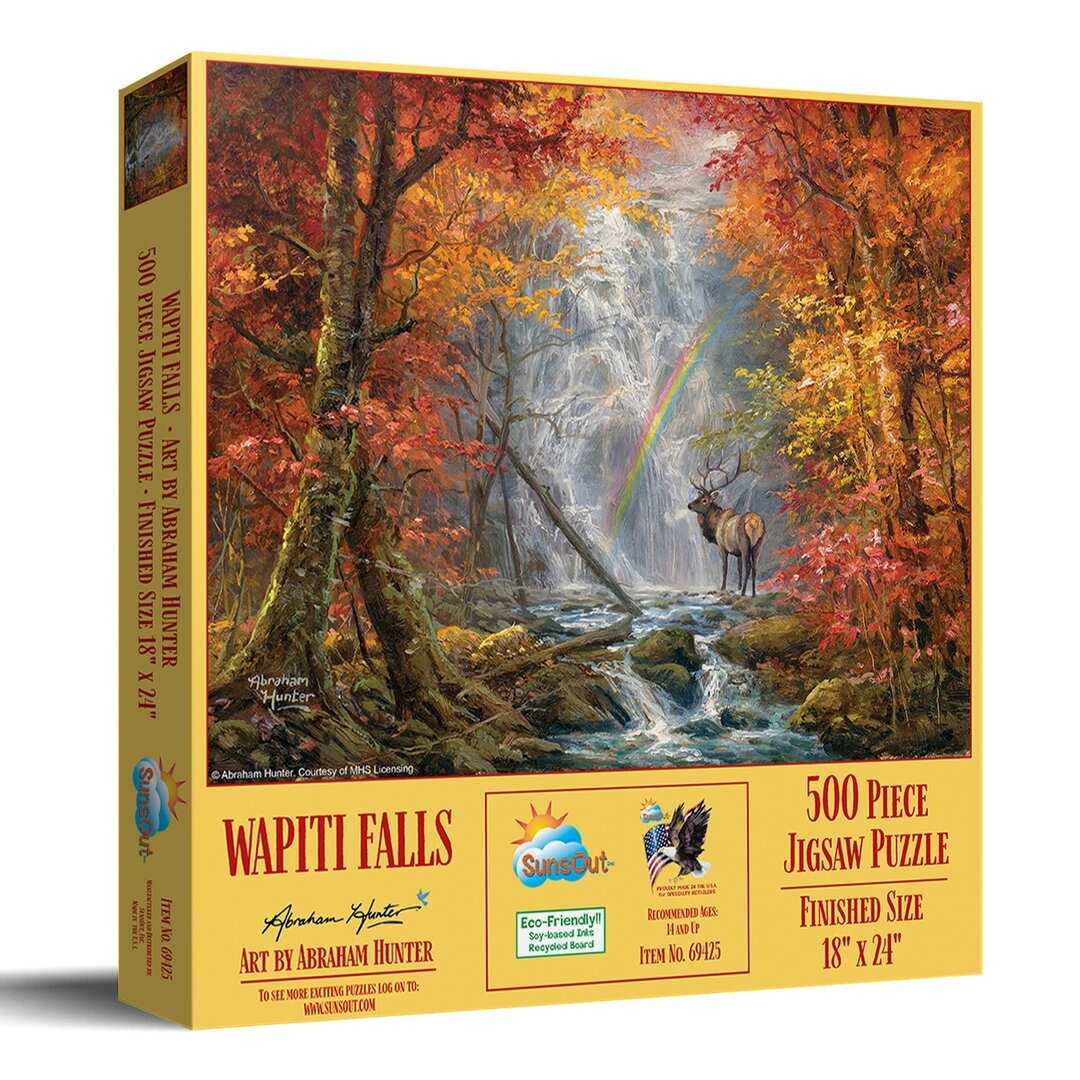 SunsOut - Wapiti Falls - 500 Teile Puzzle