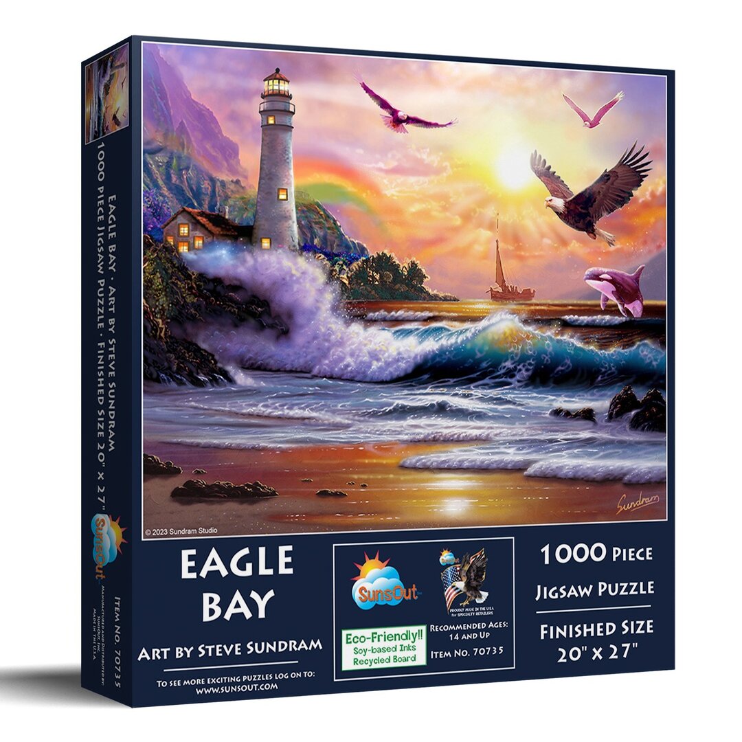 SunsOut - Eagle Bay - 1000 Teile Puzzle