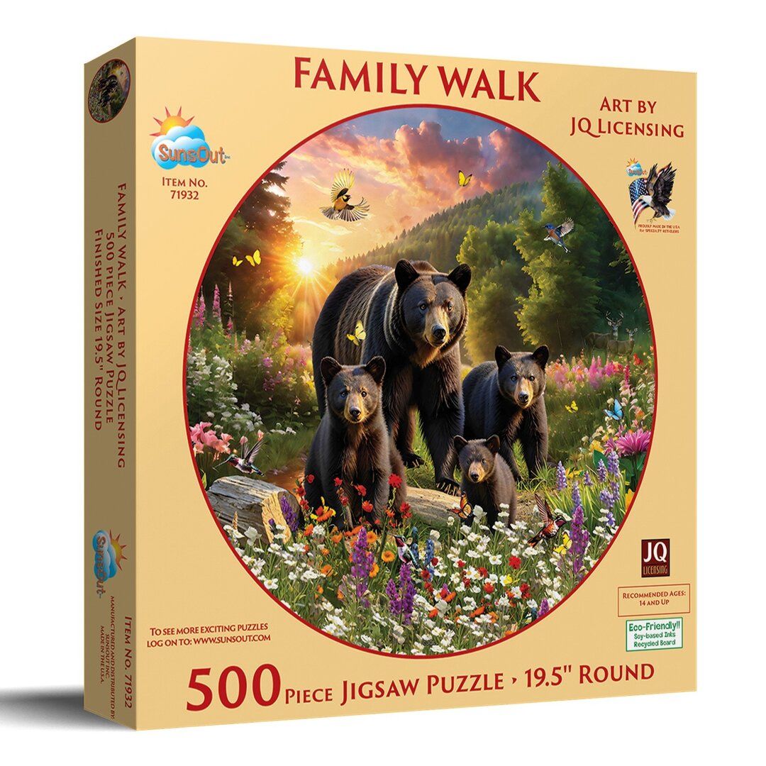 SunsOut - Family Walk - 500 Teile Puzzle
