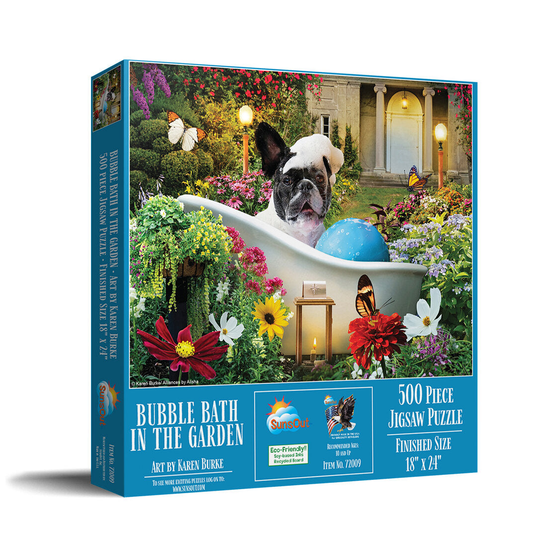 SunsOut - Bubble Bath in the Garden - 500 Teile Puzzle