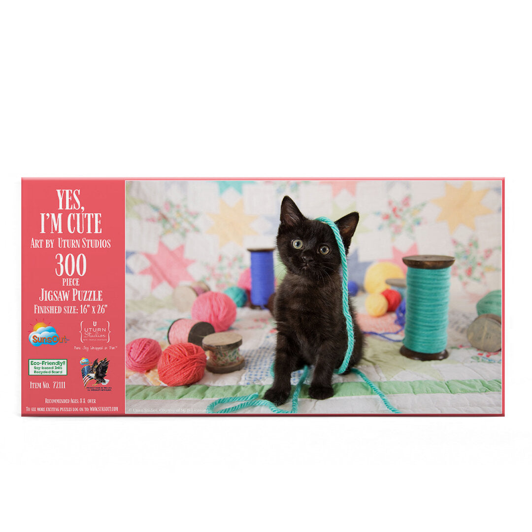 SunsOut - Yes, I`m Cute - 300 XXL-Teile Puzzle