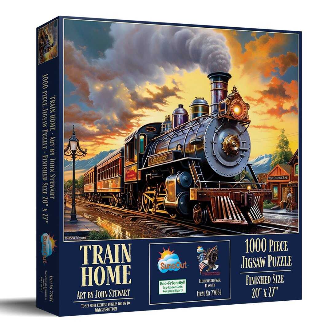 SunsOut - Train Home - 1000 Teile Puzzle