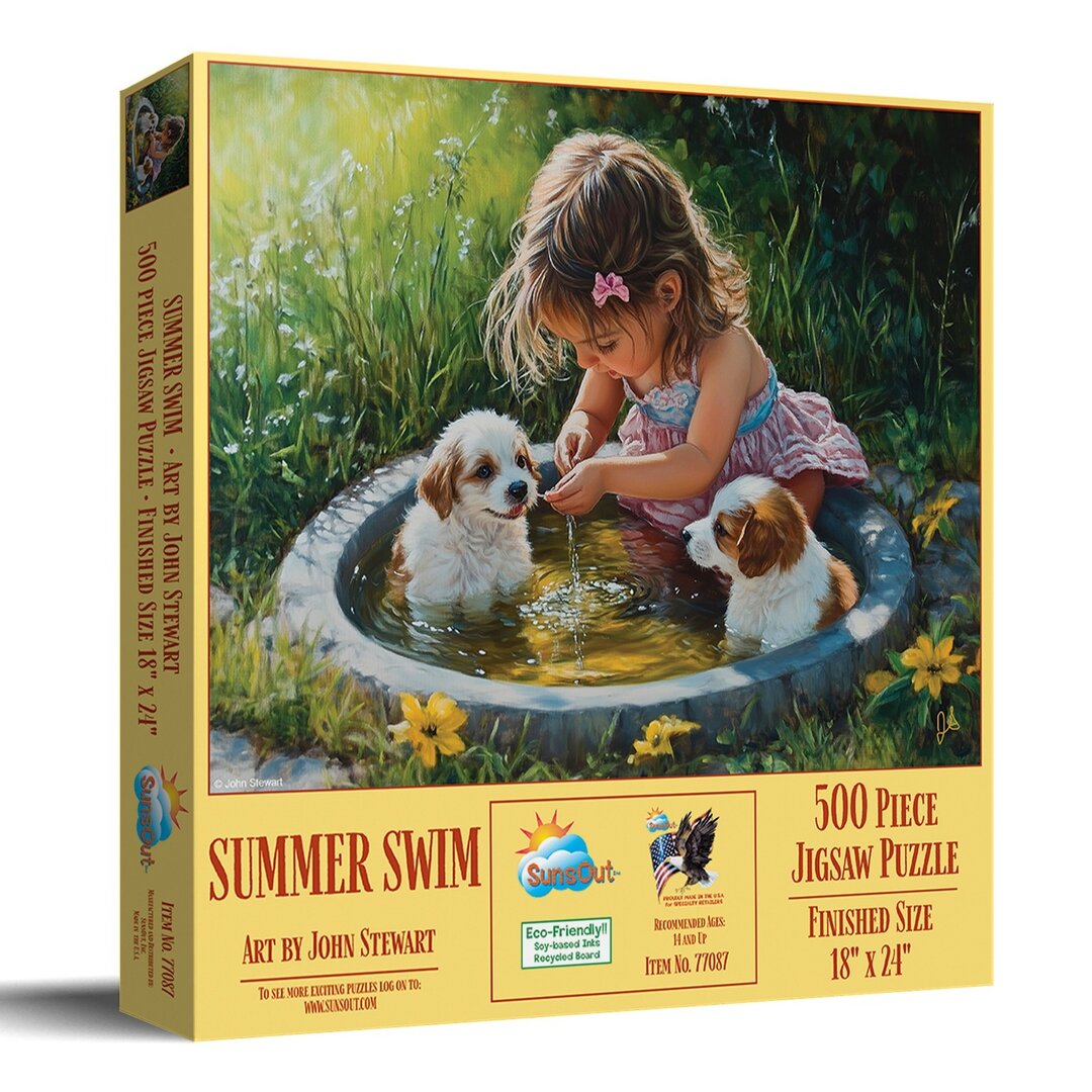 SunsOut - Summer Swim - 500 Teile Puzzle