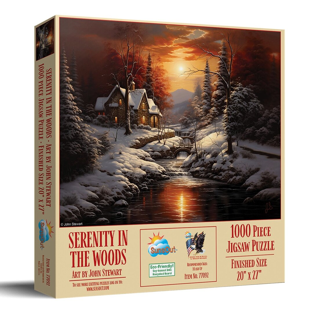 SunsOut - Serenity in the Woods - 1000 Teile Puzzle
