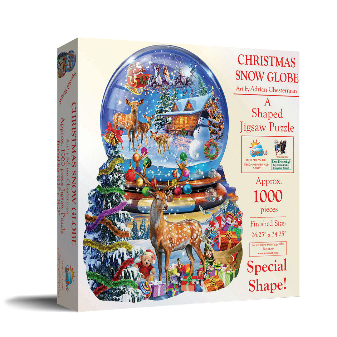 SunsOut - Christmas Snow Globe - 1000 Teile Puzzle