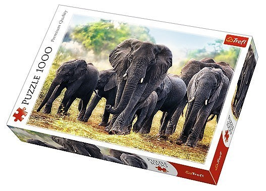 Trefl - Afrikanische Elefanten - 1000 Teile Puzzle - Nur CHF 16.90! Jetzt kaufen auf fluxed.ch