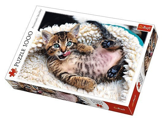 Trefl - Cheerful Kitten - 1000 Teile Puzzle - Nur CHF 16.90! Jetzt kaufen auf fluxed.ch
