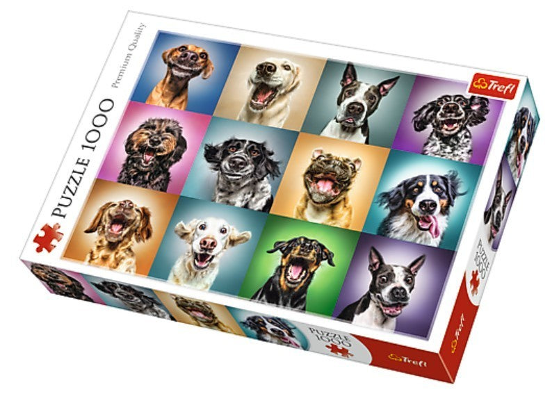Trefl - Funny Dog Portraits - 1000 Teile Puzzle - Nur CHF 16.90! Jetzt kaufen auf fluxed.ch