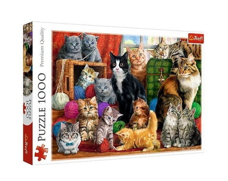 Trefl - Katzentreffen - 1000 Teile Puzzle - Nur CHF 16.90! Jetzt kaufen auf fluxed.ch