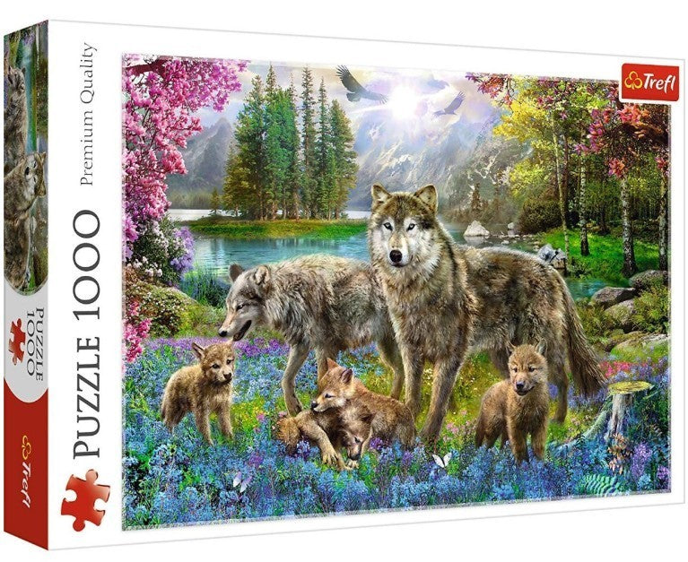 Trefl - Wolfsfamilie - 1000 Teile Puzzle - Nur CHF 16.90! Jetzt kaufen auf fluxed.ch