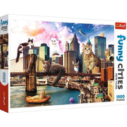 Trefl - Cats in New York - 1000 Teile Puzzle