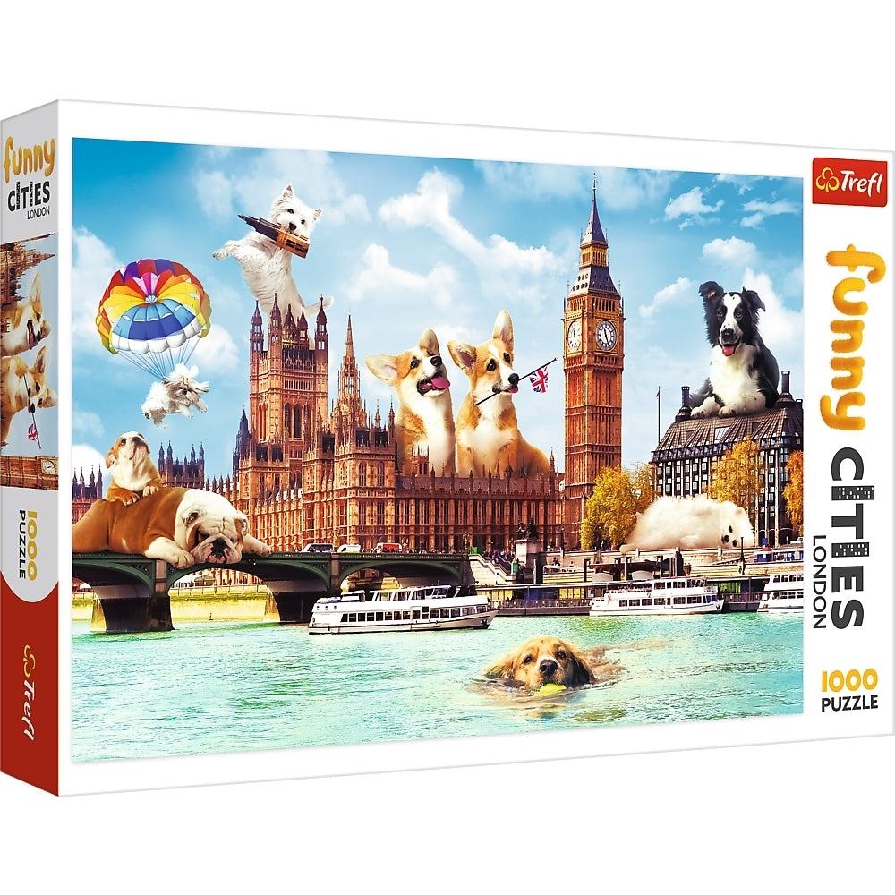 Trefl - Dogs in London - 1000 Teile Puzzle