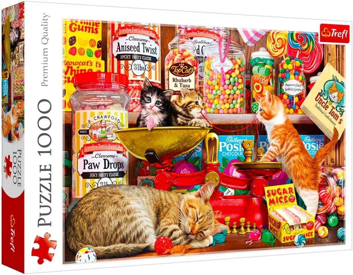 Trefl - Cat`s sweets - 1000 Teile Puzzle - Nur CHF 16.90! Jetzt kaufen auf fluxed.ch