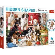 Trefl - Dog Pranks - Hidden Shapes - 1043 Teile Puzzle