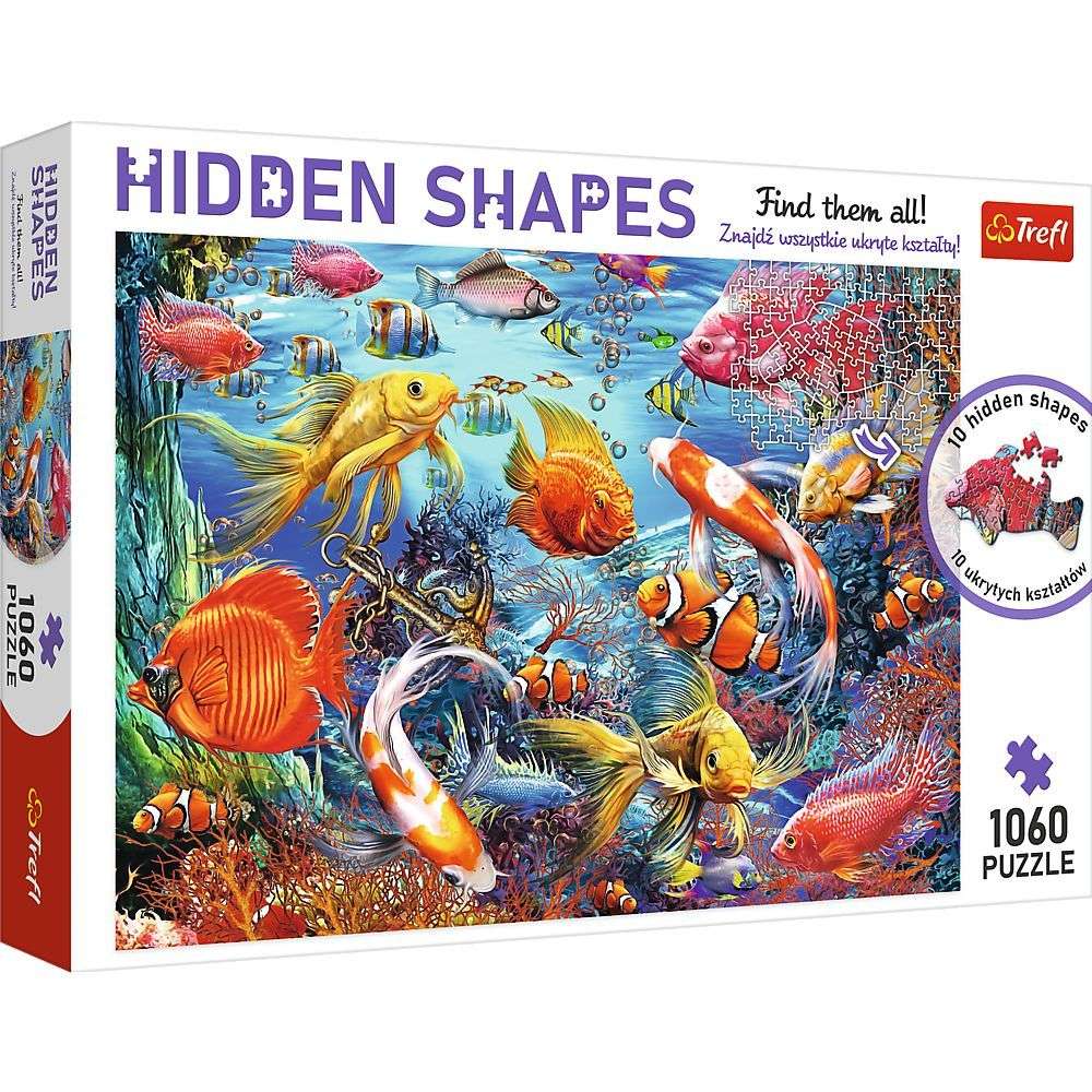 Trefl - Underwater Life - Hidden Shapes - 1060 Teile Puzzle - Nur CHF 16.90! Jetzt kaufen auf fluxed.ch