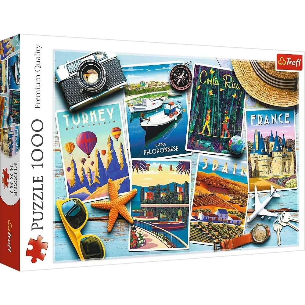 Trefl - Holiday Postcards - 1000 Teile Puzzle