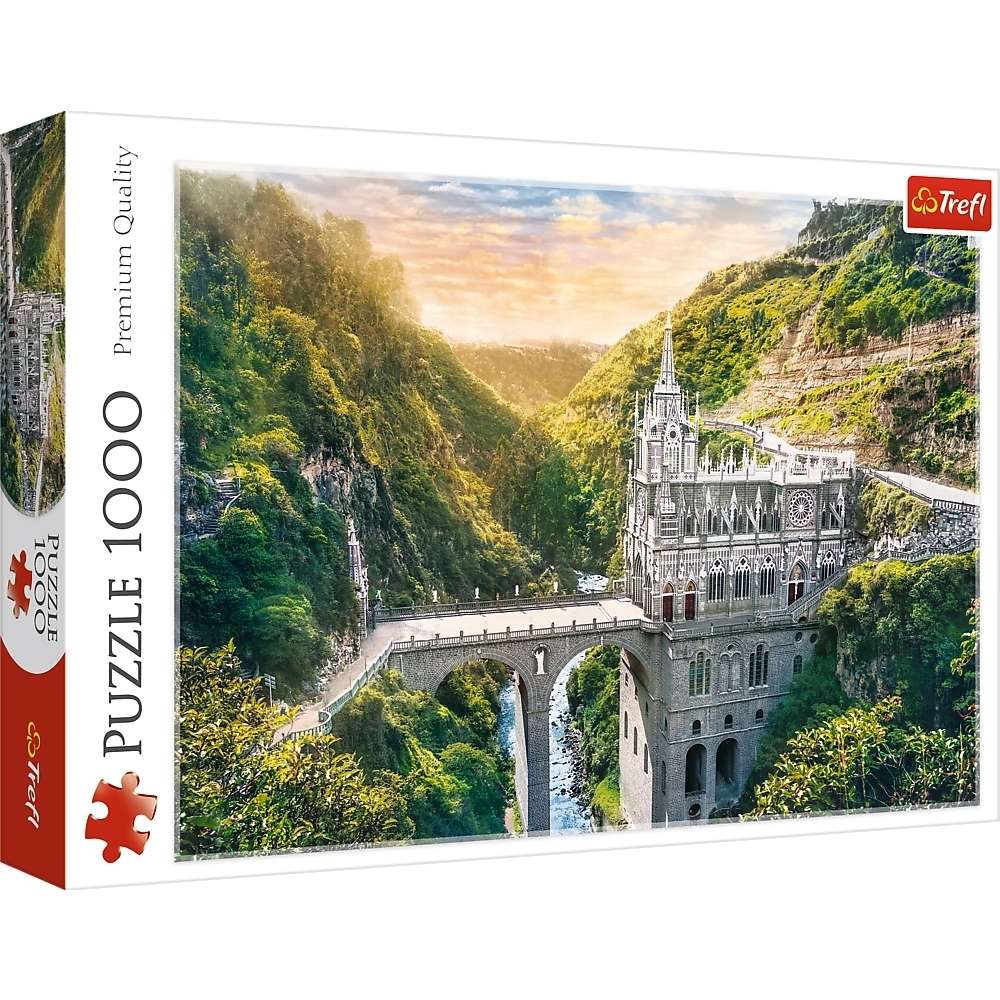 Trefl - Sanktuarium Las Lajas, Kolumbia - 1000 Teile Puzzle - Nur CHF 16.90! Jetzt kaufen auf fluxed.ch