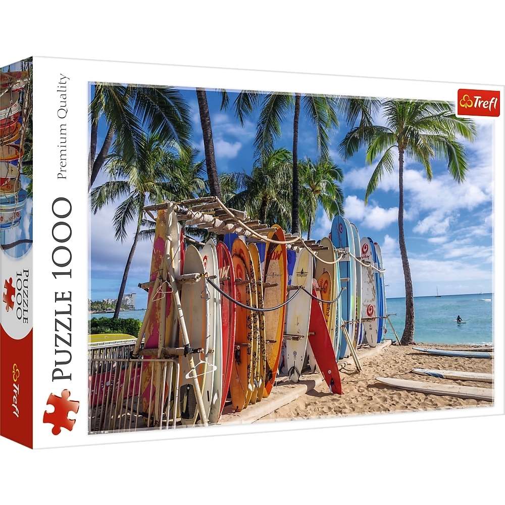 Trefl - Waikiki Beach, Hawaii - 1000 Teile Puzzle - Nur CHF 16.90! Jetzt kaufen auf fluxed.ch