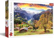 Trefl - Malerisches Alpendorf - 1000 Teile Puzzle