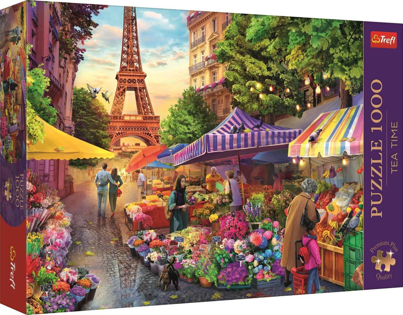 Trefl - Blumenmarkt, Paris - 1000 Teile Puzzle - Nur CHF 16.90! Jetzt kaufen auf fluxed.ch