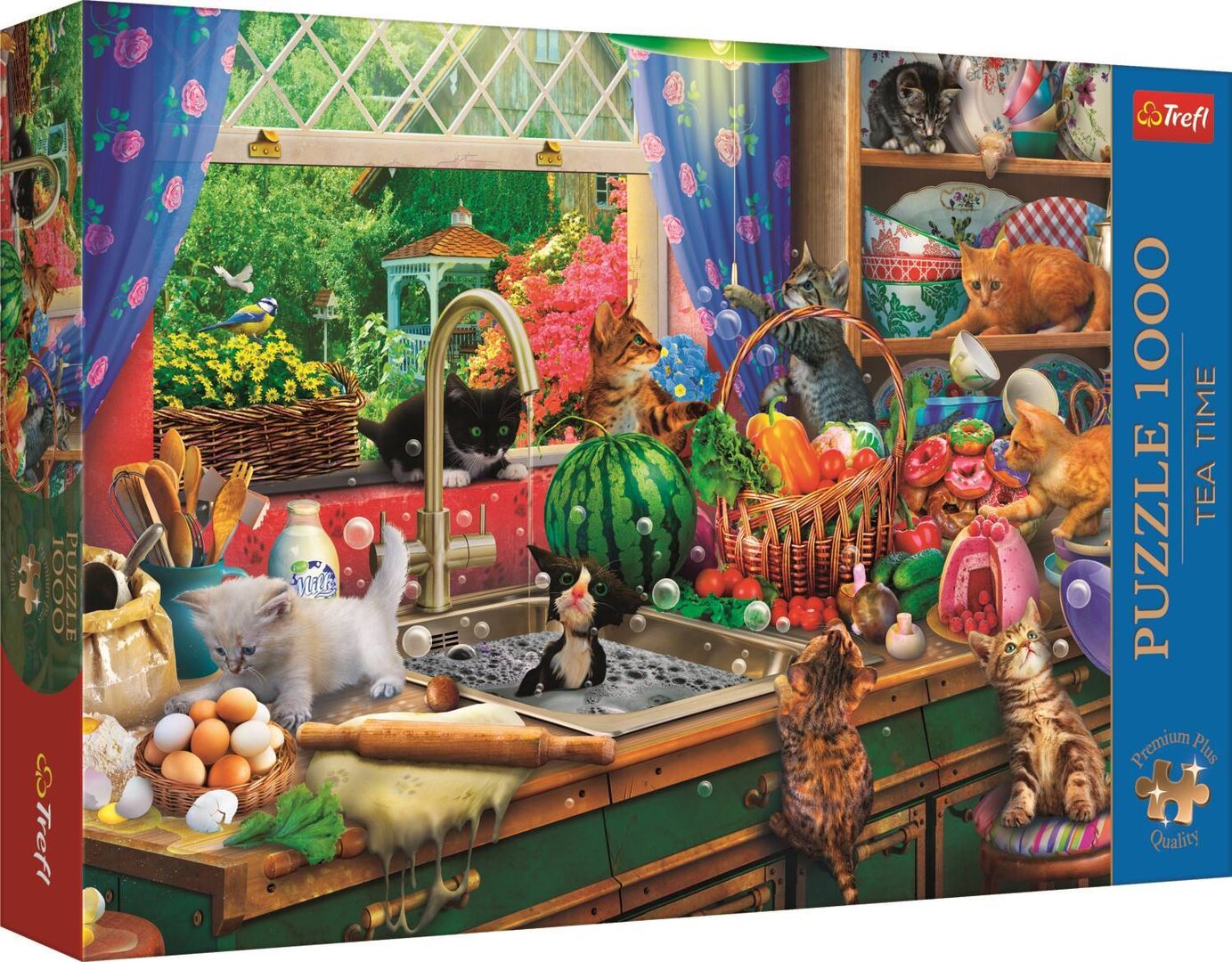 Trefl - Unruhestifter-Kätzchen - 1000 Teile Puzzle - Nur CHF 16.90! Jetzt kaufen auf fluxed.ch