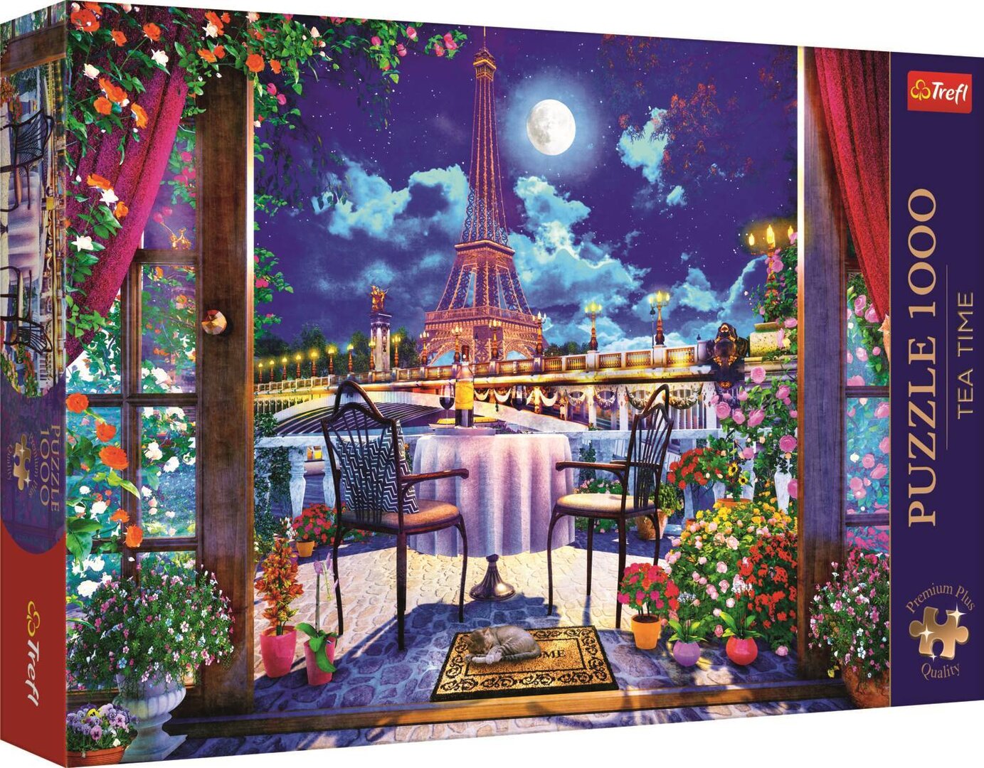 Trefl - Paris im Mondschein - 1000 Teile Puzzle