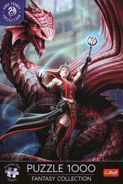 Trefl - Scharlachroter Magier - Anne Stokes - 1000 Teile Puzzle