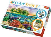 Trefl - Crazy Shapes - Tropical Island - 600 Teile Puzzle