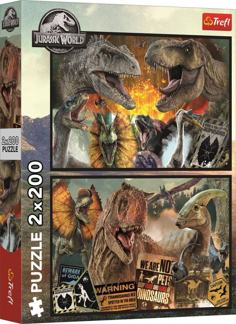 Trefl - Jurassic World - 2x200 Teile Puzzle