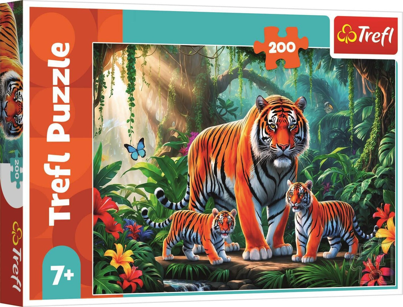 Trefl - Tigerfamilie - 200 Teile Puzzle