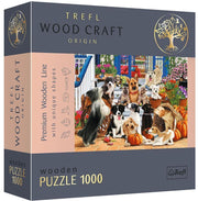 Trefl - Doggy Friendship - 1000 Teile Holz Puzzle