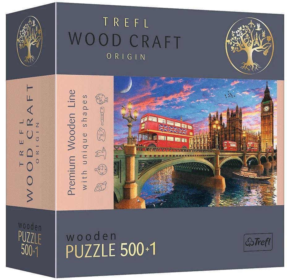 Trefl - Palace of Westminster, Big Ben, London - 500+1 Teile Holz - Nur CHF 32.90! Jetzt kaufen auf fluxed.ch
