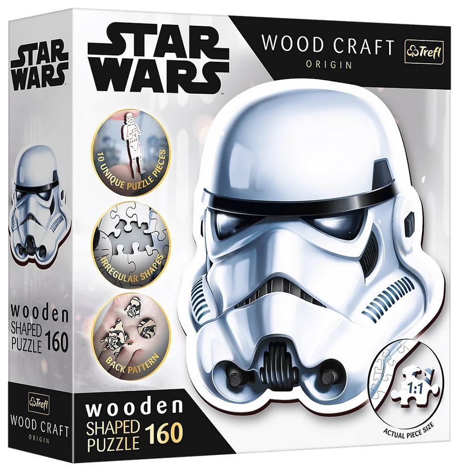 Trefl - Stormtrooper`s Helm - Formpuzzle - 160 Holzteile Puzzle - Nur CHF 13.90! Jetzt kaufen auf fluxed.ch