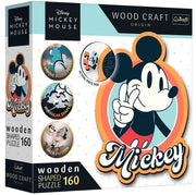 Trefl - Retro Mickey Mouse - Formpuzzle - 160 Holzteile Puzzle