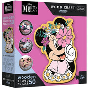 Trefl - Minnie Mouse - Formpuzzle - 50 Holzteile Puzzle