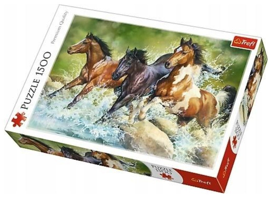 Trefl - Three Wild Horses - 1500 Teile Puzzle - Nur CHF 13.90! Jetzt kaufen auf fluxed.ch