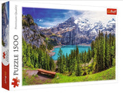 Trefl - Oeschinensee, schweizer Alpen - 1500 Teile Puzzle