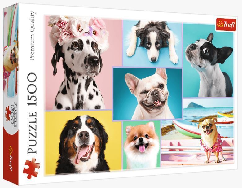 Trefl - Cute Dogs - 1500 Teile Puzzle - Nur CHF 19.90! Jetzt kaufen auf fluxed.ch