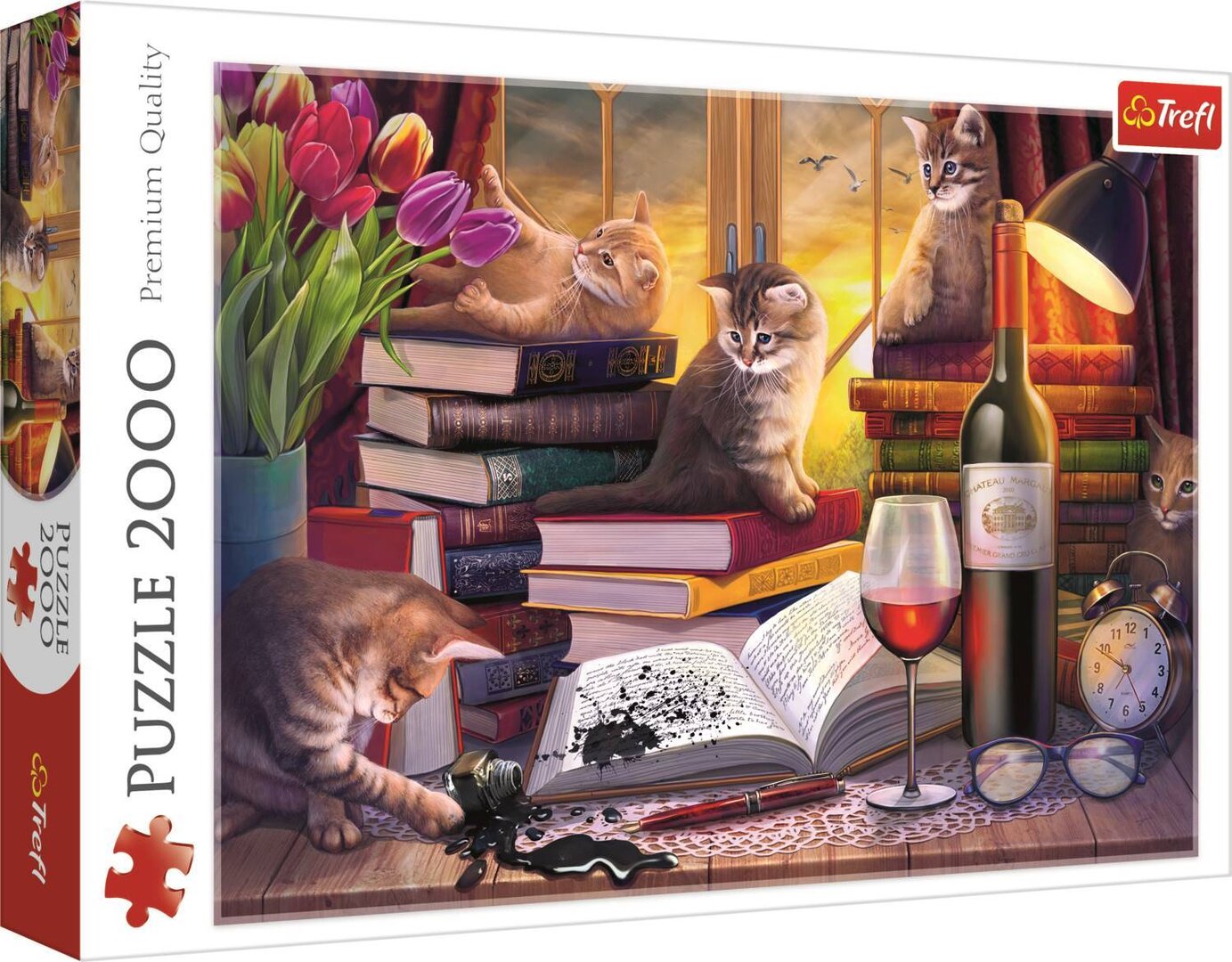 Trefl - Cat`s evening - 2000 Teile Puzzle