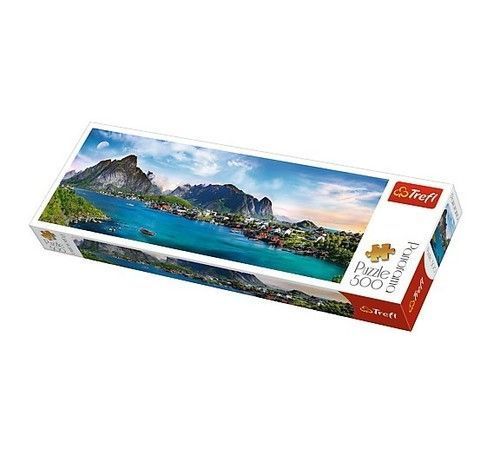 Trefl - Lofoten Archipelago, Norwegen - 500 Teile Panorama Puzzle - Nur CHF 14.90! Jetzt kaufen auf fluxed.ch