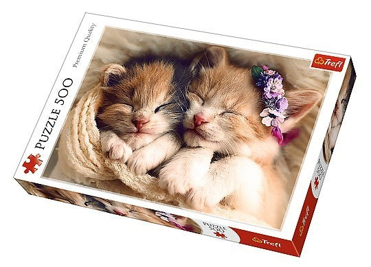 Trefl - Schlafende Kätzchen - 500 Teile Puzzle - ab 10 Jahren - Nur CHF 14.90! Jetzt kaufen auf fluxed.ch
